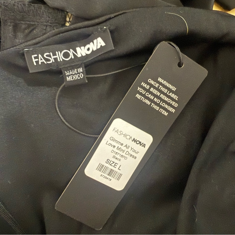 NWT‎ Fashion Nova Dress size L - Picture 5 of 9